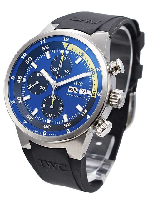 iwc aquatimer black|iwc cousteau diver.